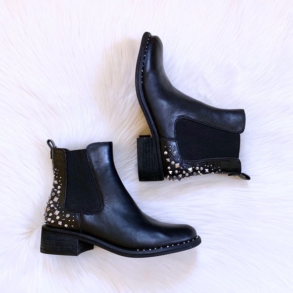 Sam Edelman Shoes - Sam Edelman Black Dover Studded Ankle Boots